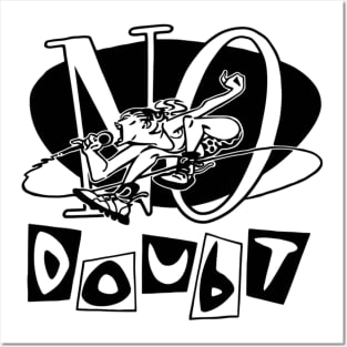 Vintage Old School No Doubt Illustrator Posters and Art